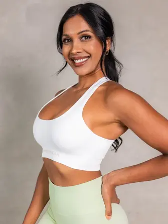 Топ Ryderwear NRG Seamless Scoop Neck Sports Bra - White