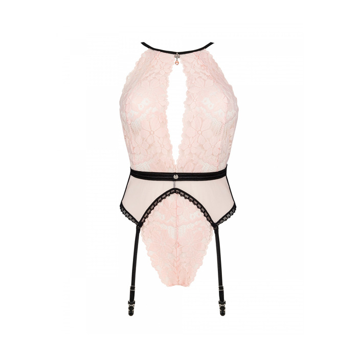 Кружевное боди Obsessive Lilines body L/XL