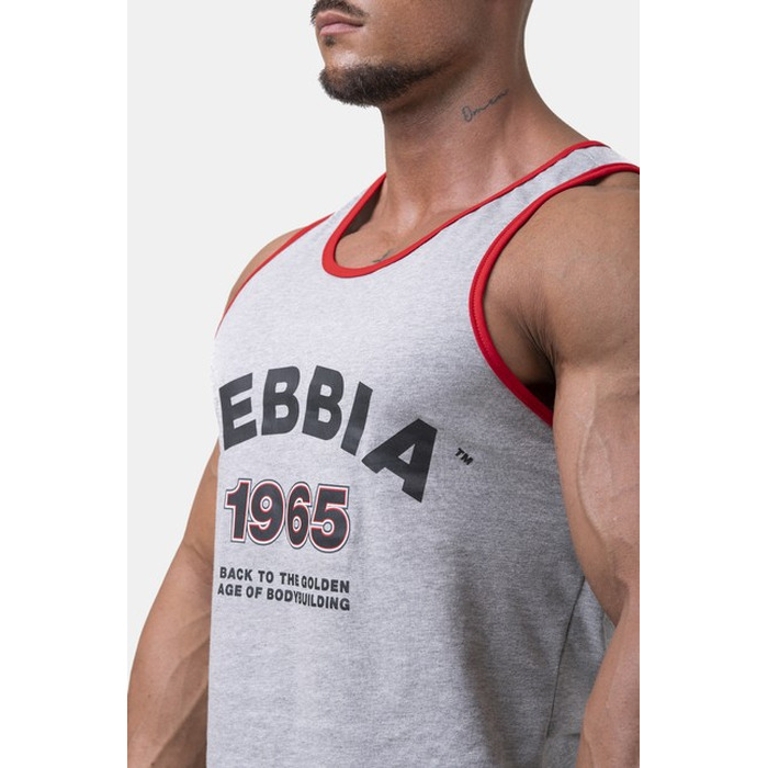 МАЙКА OLD-SCHOOL MUSCLE TANK TOP LIGHT GREY 193