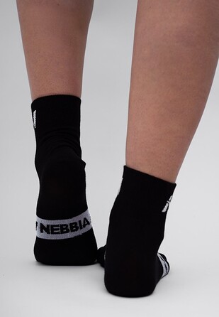 Шкарпетки NEBBIA 'EXTRA PUSH' Crew Socks Black 128