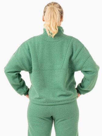 Толстовка Sideline Half Zip Jumper - Forest Green