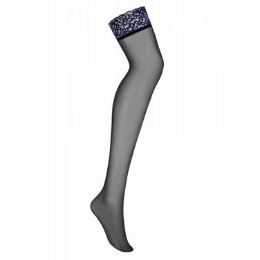 Панчохи Obsessive Drimera stockings blue L / XL