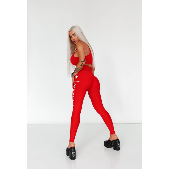 Легінси Fitzona Legging Fitness Red CALFTZ004R