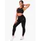 Топ Ryderwear Amazon Mesh Sports Bra - Black Leopard