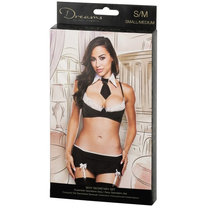 Сексуальний костюм секретарки -PIECE SEXY SECRETARY COSTUME, S/M