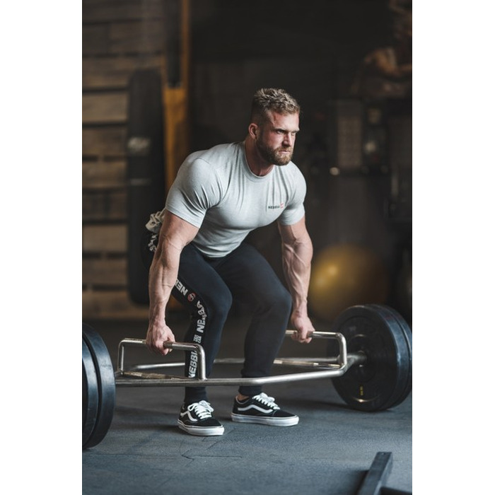 ФУТБОЛКА MINIMALIST LOGO NEBBIA T-SHIRT LIGHT GREY 291