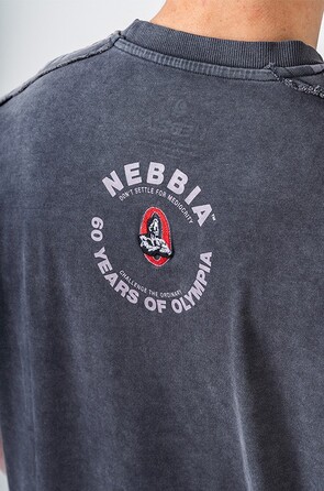 Футболка Nebbia Washed Oversized T-Shirt GOLDEN AGE Black 790