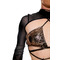 VEIL sleeves Black mesh_ чорна сітка