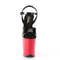 Босоніжки Pleaser Flamingo-809 *8 дюймів на підборах, 4 дюйми з ремінцем на щиколотці, чорні/червоні