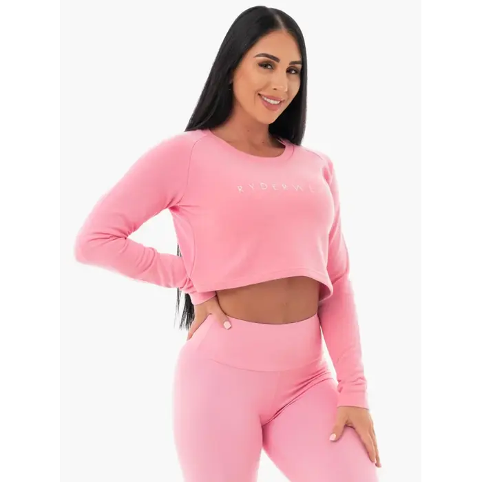 Укроп-топ Ryderwear Staples Cropped Sweater - Pink