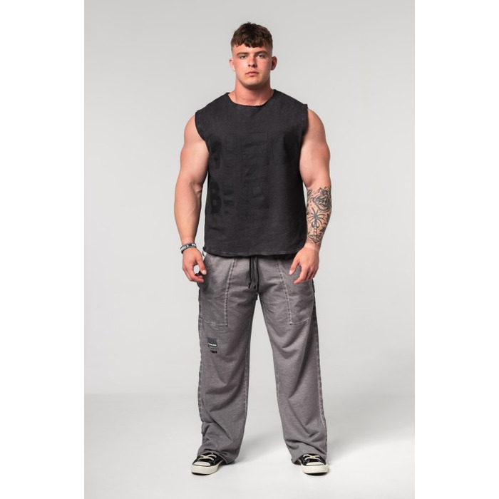Штани Nebbia Washed-off Gym Sweatpants NO SHORTCUTS Light Grey 372
