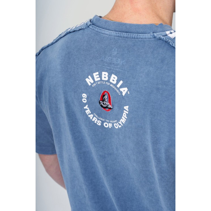 Футболка Nebbia Washed Oversized T-Shirt GOLDEN AGE Blue 790