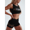 ШОРТИ GOLD NEBBIA PRINT SHORTS 828 Black