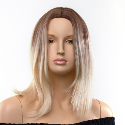 Перука пряма Fetish Hair омбре блонд, 35 см