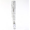 Сапоги Pleaser Delight-3017HG-RSF, каблук 6 дюймов, высота 3,5 см, 7-слойная бахрома, шнуровка сзади, серебристый голографический металлик/прозрачный