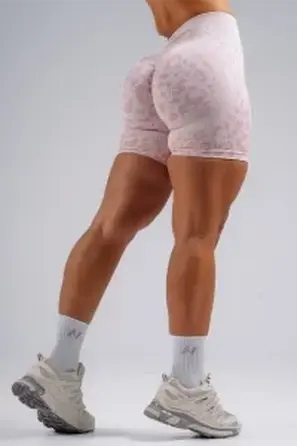 Шорти Nebbia Push-Up Compression Leopard Shorts PRIMAL Pink Leopard 856