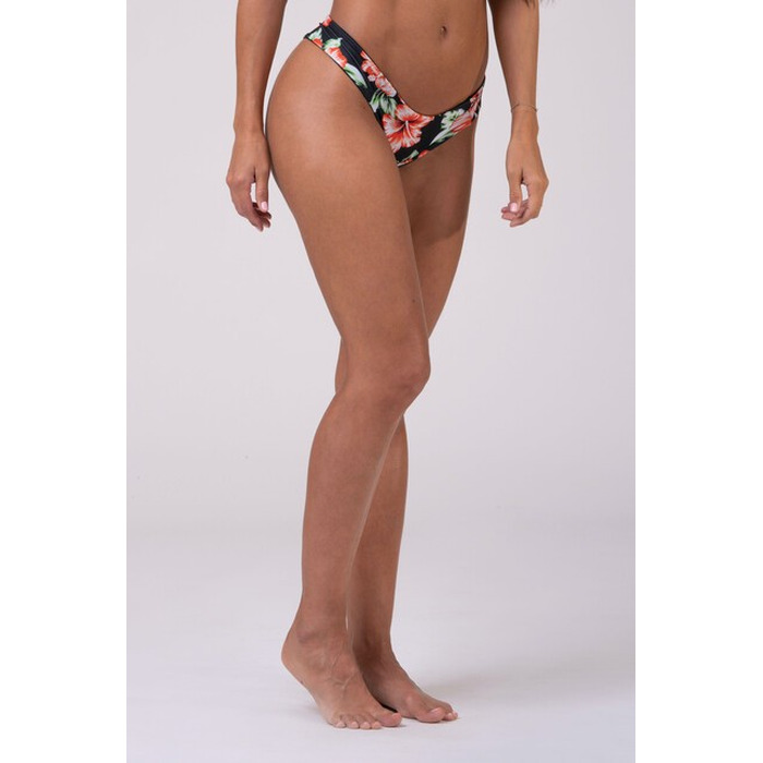 Жіночі плавки з квітковим принтом NEBBIA ALOHA BABE BRASIL BOTTOM 808