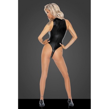 Боди M F294 Noir Handmade, с молнией, черное