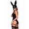 Костюм зайчика чорний Obsessive Bunny costume S/M