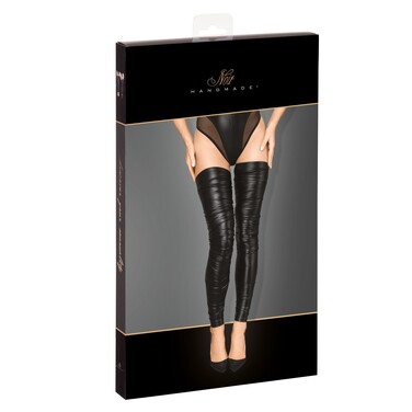 Чулки без носка F207 Noir Handmade S