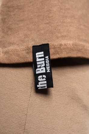 Майка Nebbia Washed-off Oversized Stringer MAX OUT Light Brown 359