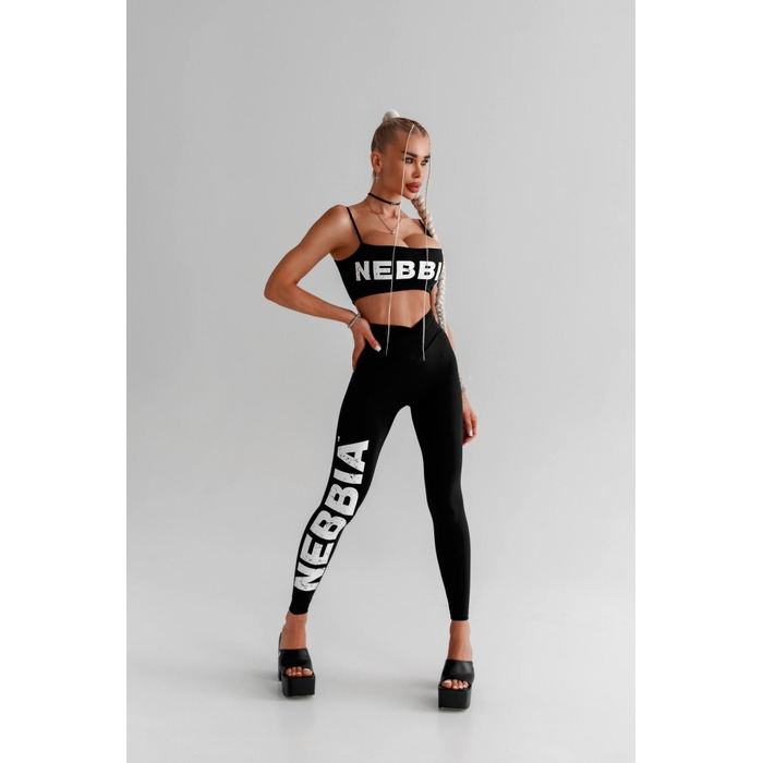 Легінси Nebbia High waisted gym leggings GLUTE CHECK Black 613