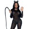 Комбінезон сексуальний Leg Avenue Sheer Rhinestone, XS, зі стразами, чорний