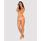 Трусики мереживні стрінги Obsessive Bloomys thong S/M