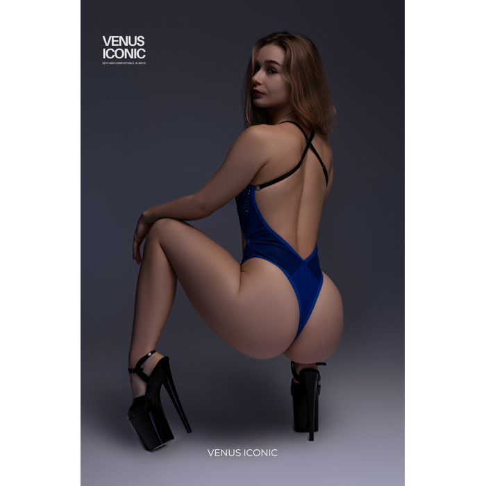 Боді Venus Iconic NAKED EDEN зі стразами для сцени та фотосесій
