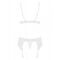 Комплект Obsessive 810-SEG-2 3 pcs set white L/XL