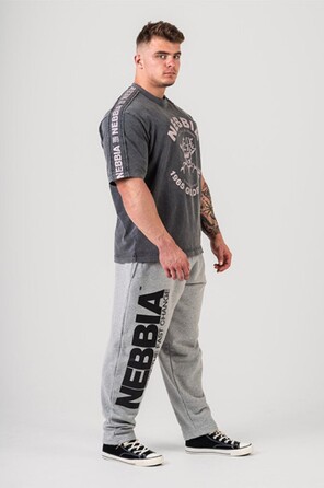 Штани Nebbia Iconic Sweatpants BEAST MODE-ON Light Grey 198