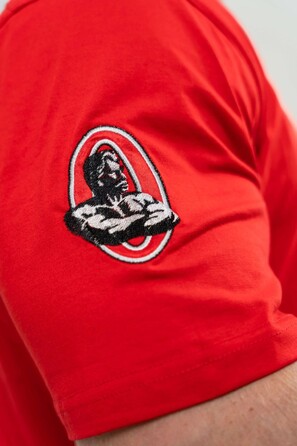 Футболка Nebbia Loose T-shirt DEDICATION Red 709