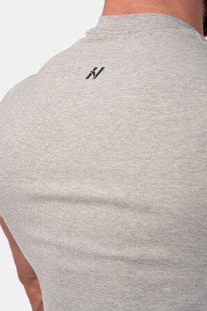 ФУТБОЛКА MINIMALIST LOGO NEBBIA T-SHIRT LIGHT GREY 291