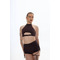 HALTER top Chocolate matte biflex_ шоколадний матовий біфлекс