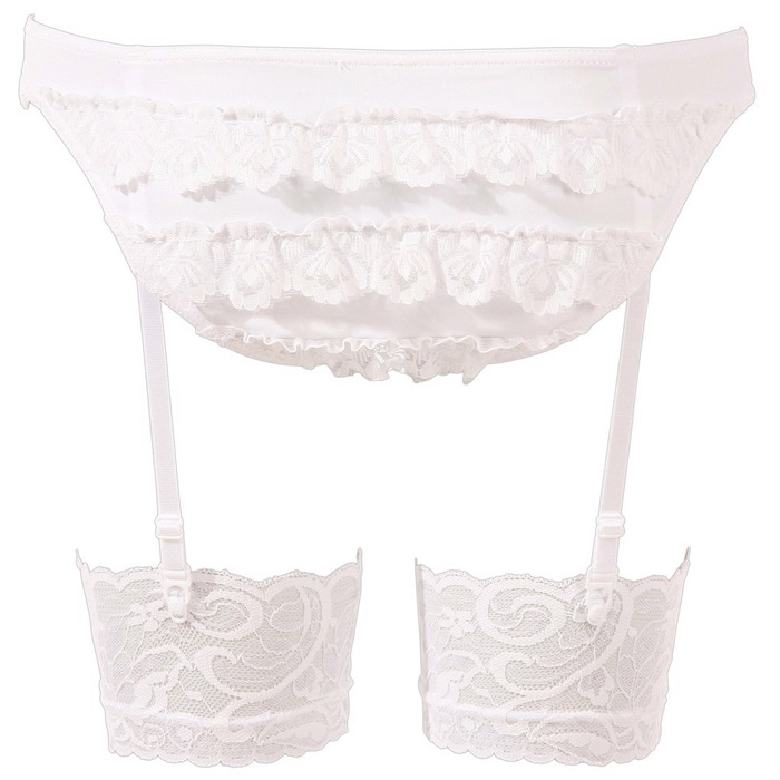 Костюм школьницы в клетку Cottelli Collection Schoolgirl Set с глубоким декольте, S