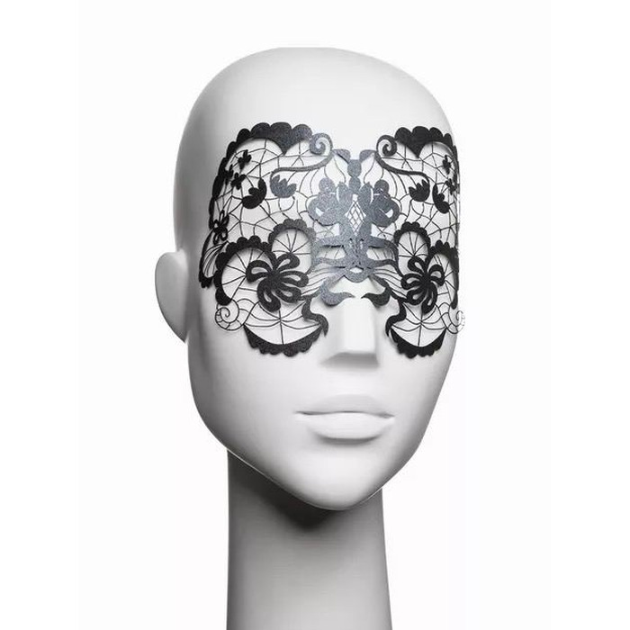 Виниловая маска Anna от Bijoux Indiscrets, черная