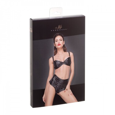 Трусы-шорты с декоративными складками F176 Noir Handmade XL