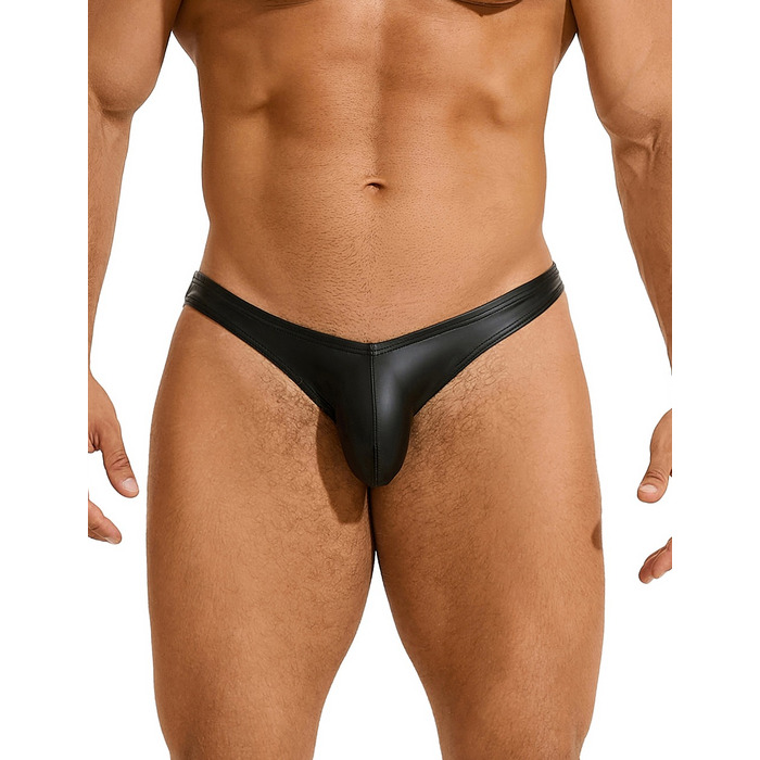 Сексуальные виниловые мужские трусы Star Night цвет черный, L