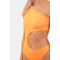 КУПАЛЬНИК Nebbia ONE SHOULDER ASYMMETRICAL MONOKINI ORANGE NEON 458