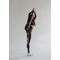 ЛЕГІНСИ BROWN LEGGING WITH BLACK BELT AND LEGS PRINT