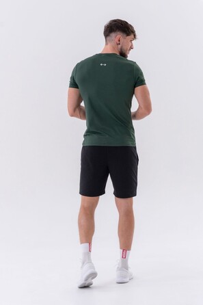 Футболка Nebbia Classic T-shirt 'Reset” Dark Green 327