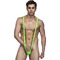 Бікіні чоловічі на підтяжках Star Night Hot Green Underwear зелені