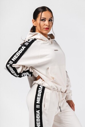 Худі Nebbia Classic Hoodie OFF-DUTY Dark Cream 489