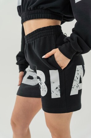 Шорти Nebbia Cotton gym shorts 6'' MUSCLE MOMMY Black 624