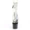 Чоботи Pleaser Stardust-1018C-2RS *7 дюймів на підборах, 2 3/4 дюйма з відкритим носком/підбором, з RS, прозорі/чорні