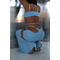 Трансформуючі Штани Skadi 2 в 1 для Pole Dance, Exotic та Сценічних Виступів - синій