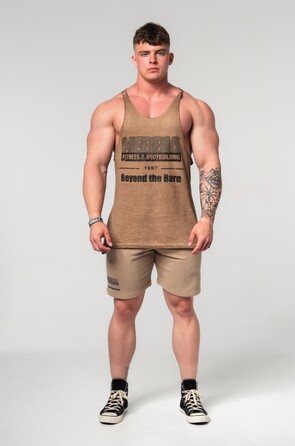 Шорти Nebbia Gym Sweatshorts GYM BRO Light Brown 352
