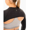 Кроп топ Excel Seamless Super Crop - Black Marl
