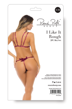 Комплект белья I LIKE IT ROUGH 2PC BRA SET BURGUNDY, S/M