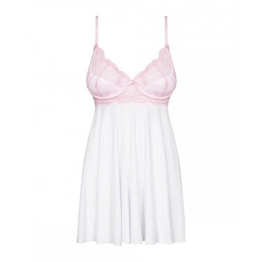 Комплект Obsessive Girlly бебідол і стрінги S/M